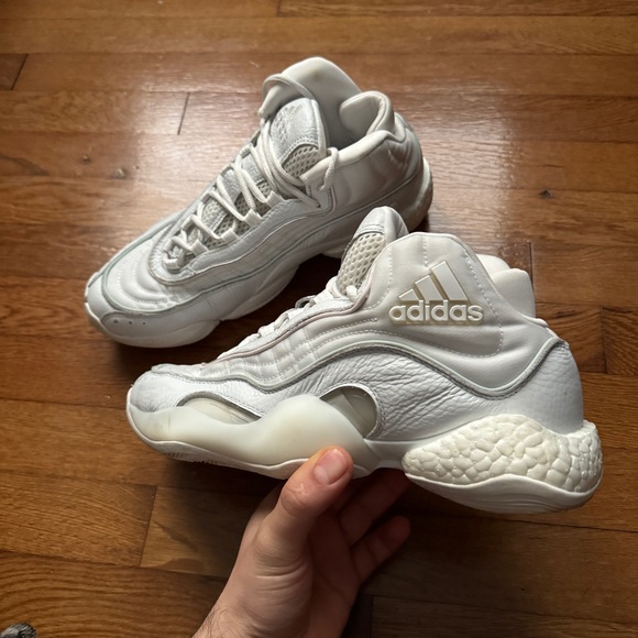 Adidas Originals 98 x Crazy BYW Cloud White Shoes - Picture 5 of 11